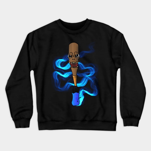 Magic brush Crewneck Sweatshirt by KeegansKolourStudio